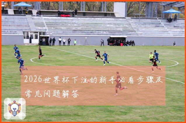 2026世界杯下注的新手必看步骤及常见问题解答