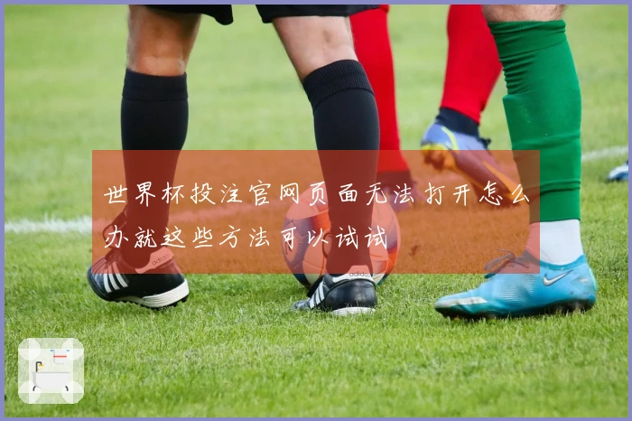 世界杯投注官网页面无法打开怎么办就这些方法可以试试