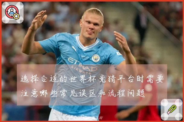 选择合适的世界杯竞猜平台时需要注意哪些常见误区和流程问题